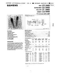 Datasheet LG5460-J manufacturer Siemens